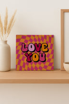 Tegeltje | Love You Retro